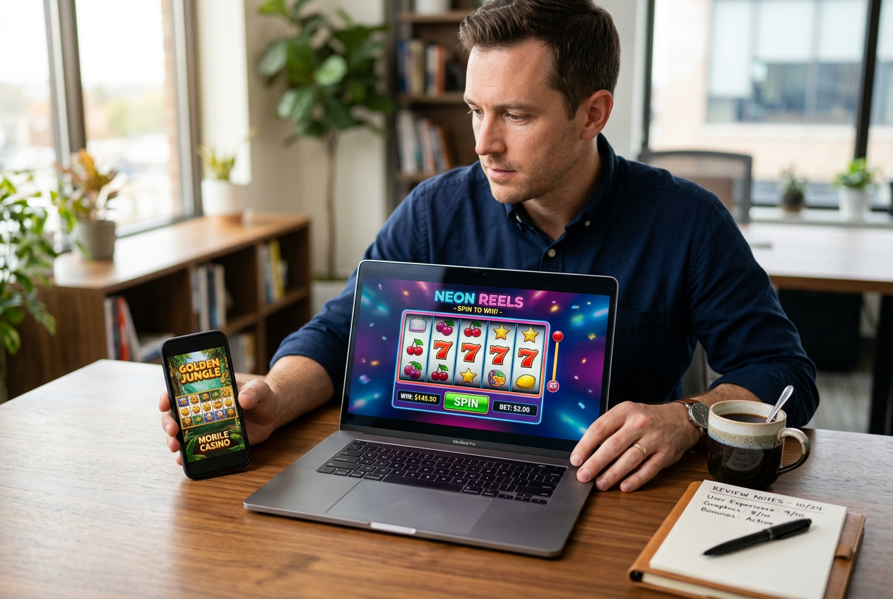 Έλεγχος και αξιολόγηση online casino σε φορητές συσκευές.